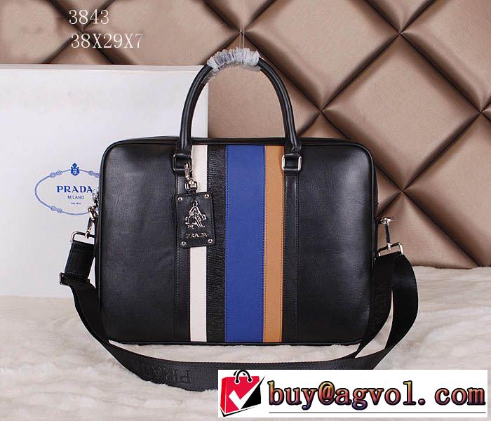 2014秋冬 値下げ！prada プラダ メンズ用 手持ち&ショルダー掛け 3843