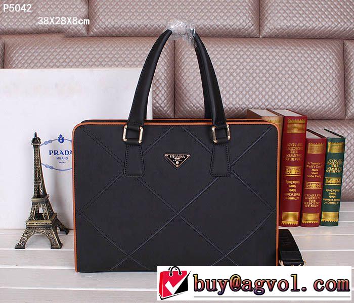 2014秋冬 個性派 prada プラダ メンズ用 手持ち&ショルダー掛け 5042