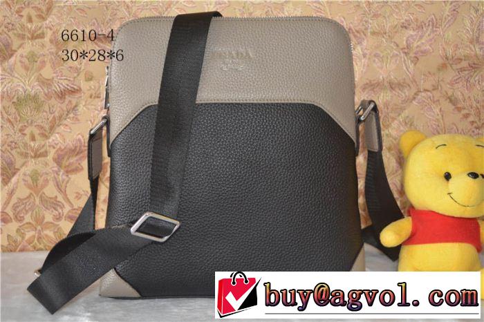 2014秋冬 新入荷 prada プラダ メンズ用 ショルダーバッグ 6610-4