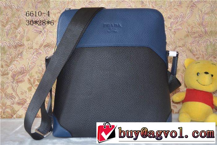 2014秋冬 超レア prada プラダ メンズ用 ショルダーバッグ 6610-4