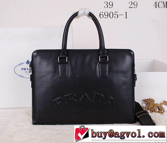 2014秋冬 大人気☆new!!prada プラダ メンズ用 手持ち&ショルダー掛け 6905-1