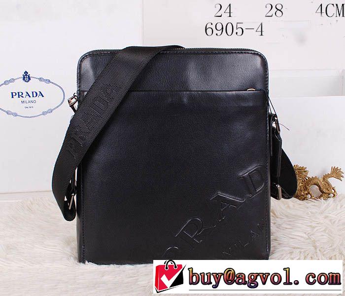 2014秋冬 ★安心★追跡付 prada プラダ メンズ用 手持ち&ショルダー掛け 6905-4