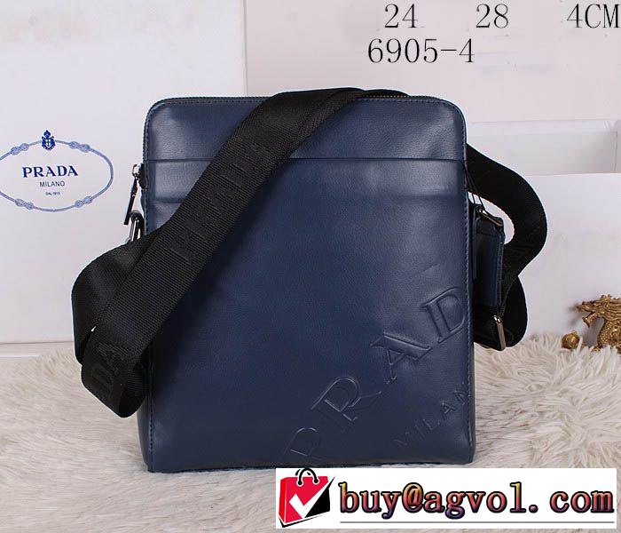 2014秋冬 贈り物にも◎ prada プラダ メンズ用 ショルダーバッグ 6905-4