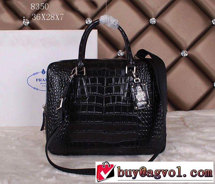 2014秋冬 超人気美品◆ prada プラダ メンズ用 手持ち&ショルダー掛け 8350