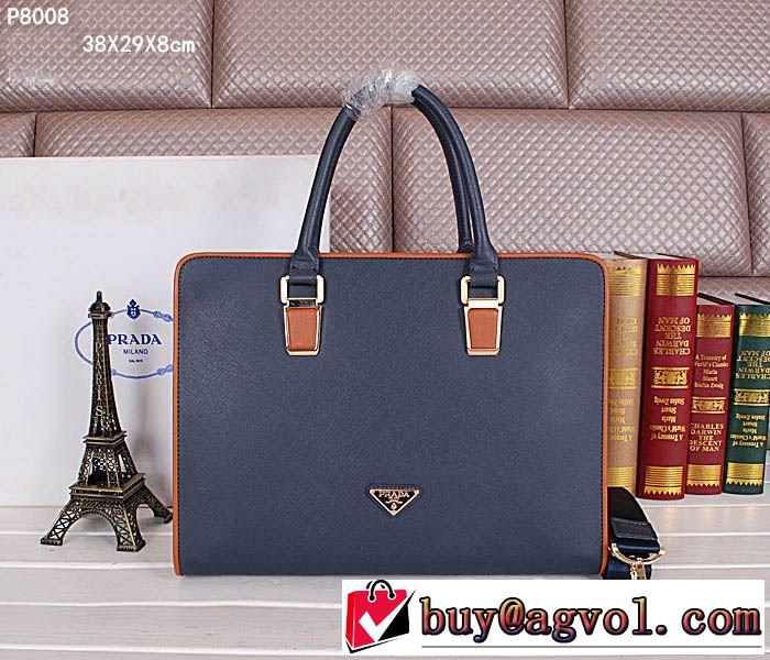 2014秋冬 prada プラダ ★安心★追跡付 メンズ用 手持ち&ショルダー掛け p8008