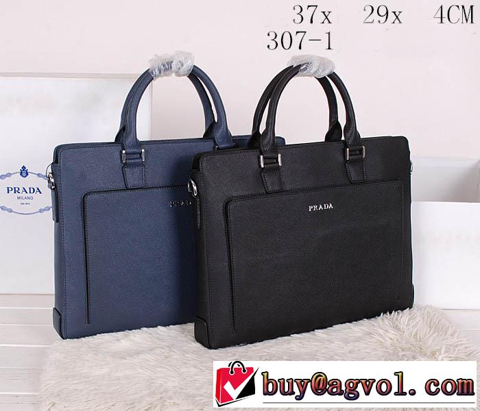 2014 贈り物にも◎ prada プラダ メンズ用 手持ち&ショルダー掛け 307-1