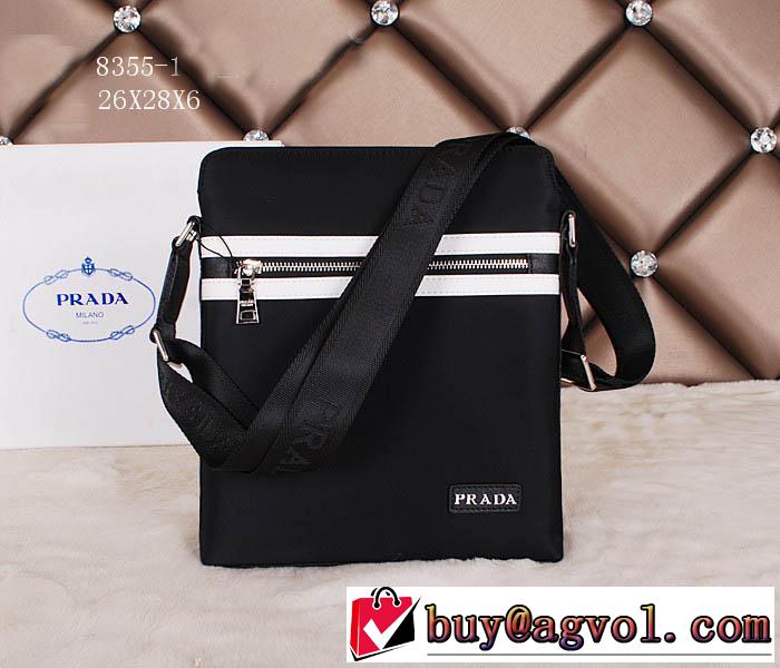 2014 個性派 prada プラダ メンズ用 ショルダーバッグ 8355-1