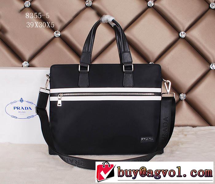 2014 最旬アイテム prada プラダ メンズ用 手持ち&ショルダー掛け 8355-5