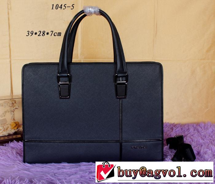 PRADA プラダ sale!今季 2014 メンズ用 手持ち&ショルダー掛け 1045-5
