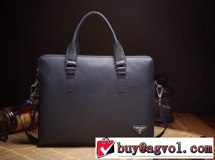 PRADA プラダ 美品！2014 メンズ用 手持ち&ショルダー掛け 6011-5
