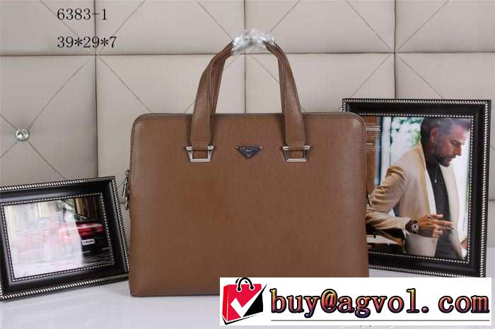 PRADA プラダ 2014 特選 メンズ用 手持ち&ショルダー掛け 6383