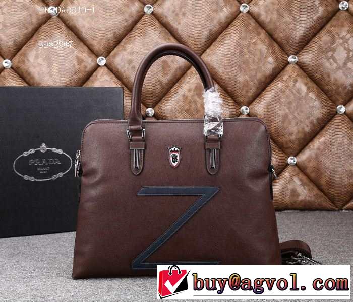 PRADA プラダ 2014 個性派 メンズ用 手持ち&ショルダー掛け 8840-1