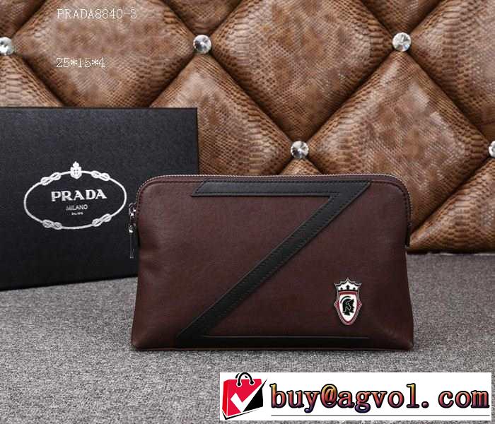 PRADA プラダ 2014 上質 利便性に優れ メンズ用 ポーチ 8840-3
