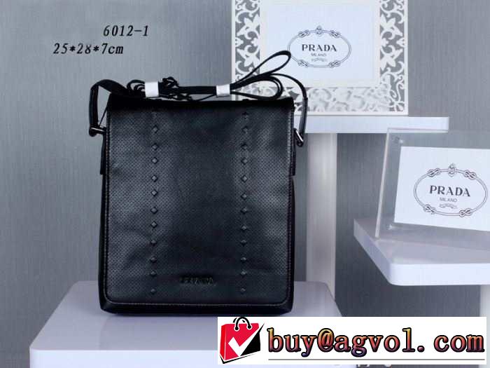 2014 美品！prada プラダ メンズ用 ショルダーバッグ 6012-1