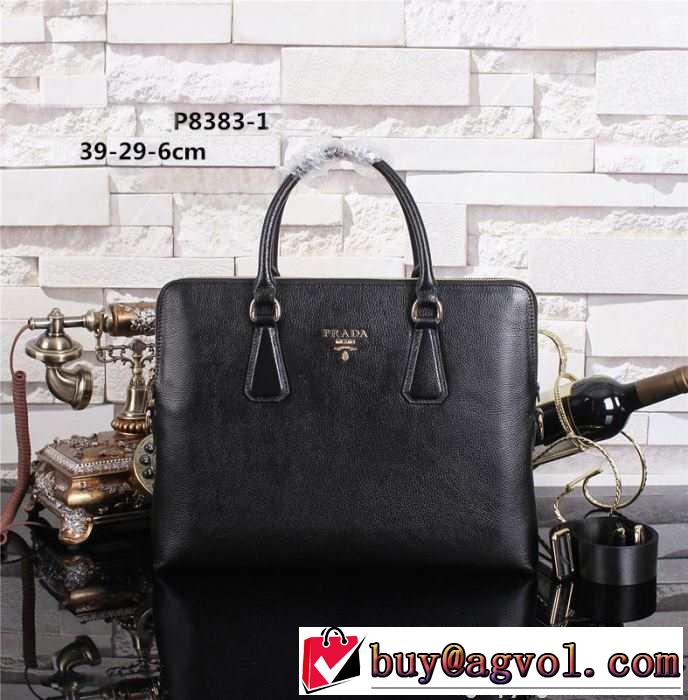 2014 プレゼントに prada プラダ メンズ用 手持ち&ショルダー掛け p8383-1