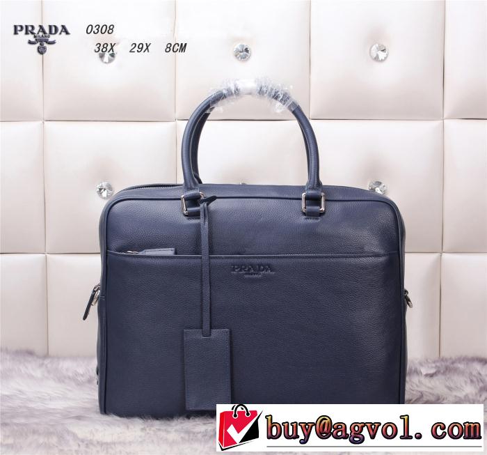 PRADA プラダ 2014 新品 メンズ用 手持ち&ショルダー掛け 0308