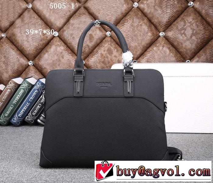 PRADA プラダ 2014 最旬アイテム メンズ用 手持ち&ショルダー掛け 6005-1
