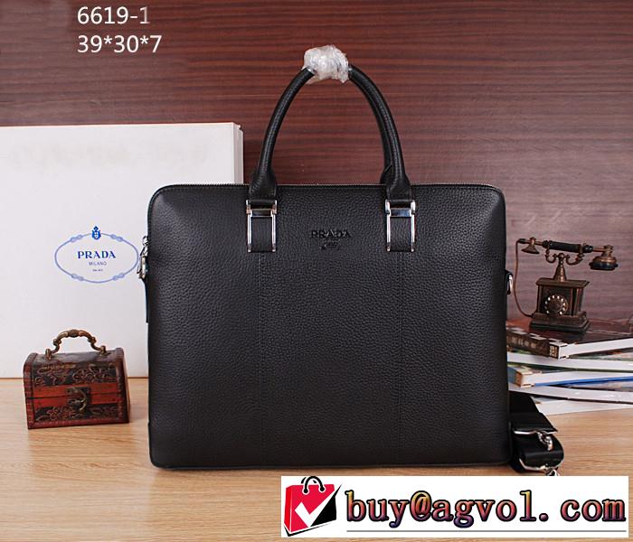 PRADA プラダ 2014 プレゼントに メンズ用 手持ち&ショルダー掛け 6619-1