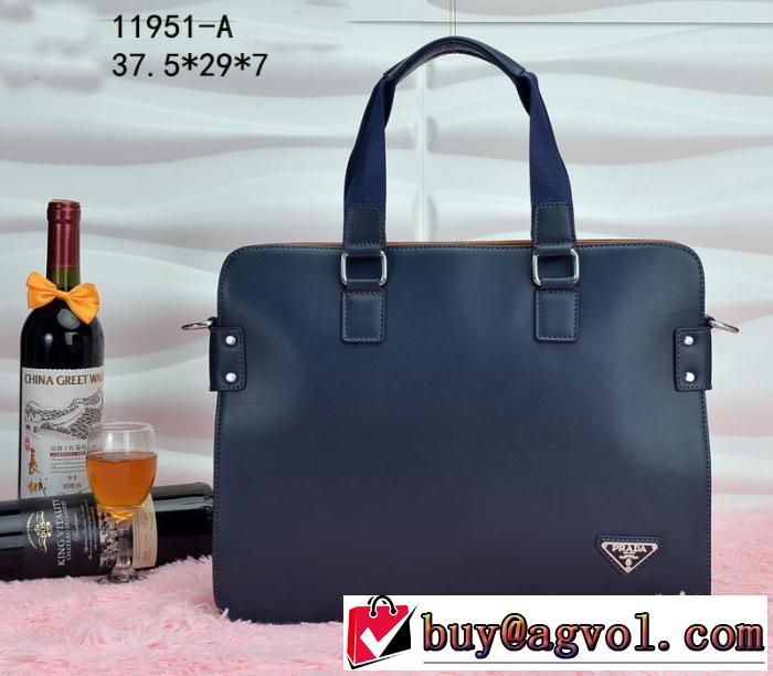 PRADA プラダ 2014 大人のおしゃれに メンズ用 手持ち&ショルダー掛け 11951-a