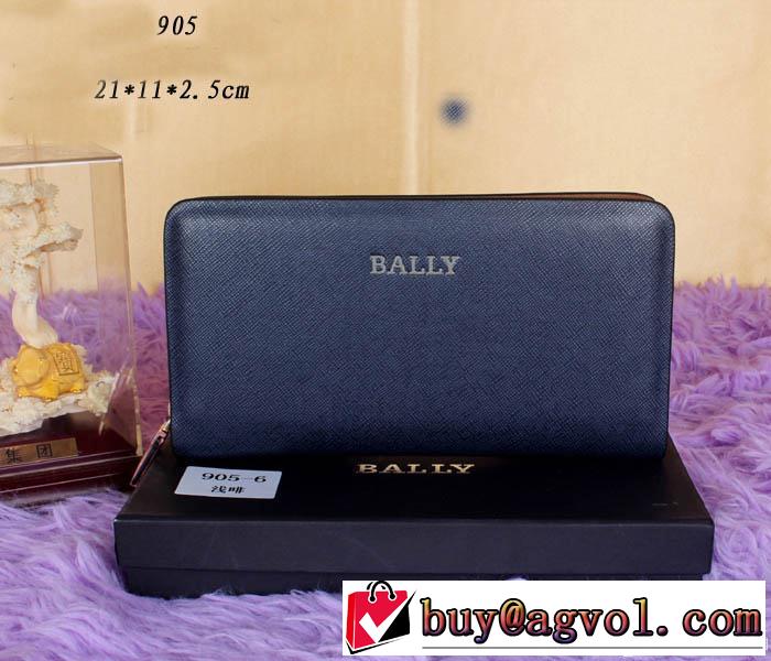 BALLY バリー 2014 人気商品 高級本革 財布メンズ ファスナー開閉 905-1