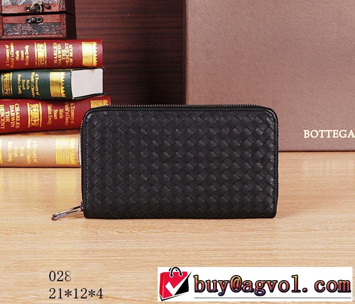 BOTTEGA veneta ボッテガ ブランド 2014 ダブルファスナー使用 個性派 財布メンズ 028