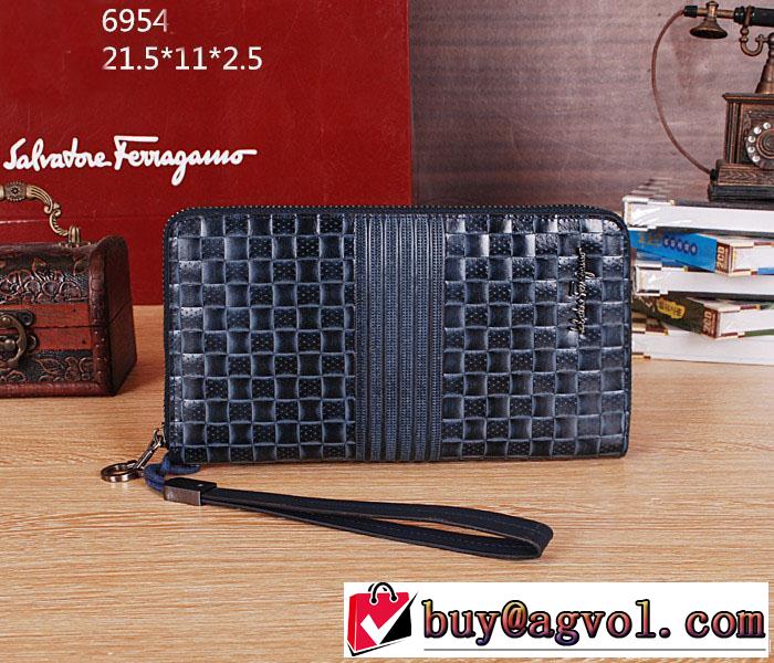 2014 ～希少 ferragamo サルヴァトーレフェラガモ 財布メンズ 6954