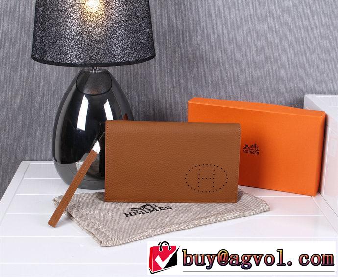 HERMES エルメス 大特価 2014 スナップボタン式開閉 財布メンズ 8056