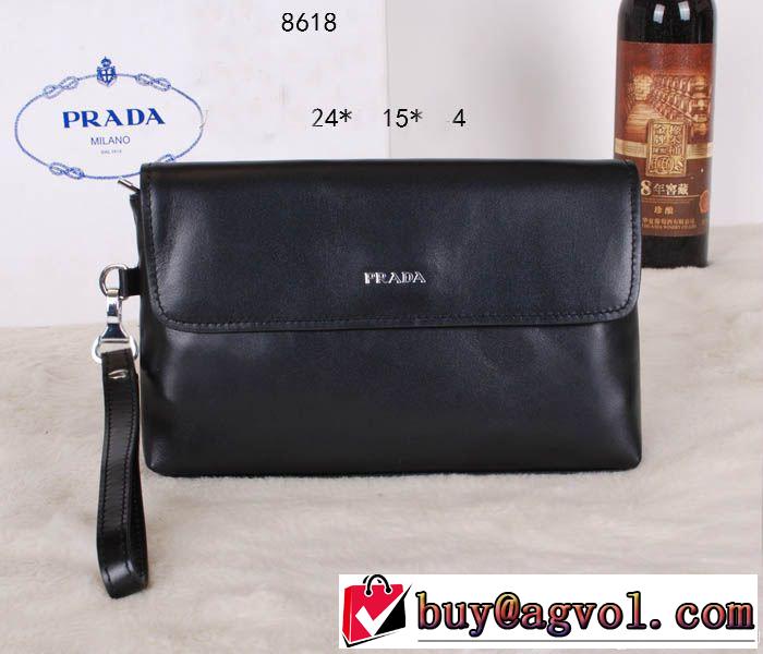 2014秋冬◆モデル愛用◆ prada プラダ 財布メンズ 8618