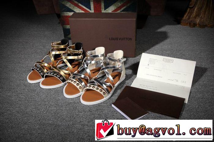 高級感溢れるデザイン 2014春夏 louis vuitton ルイ ヴィトン サンダル 2色可選