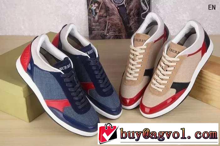 2014春夏 burberry バーバリー 美品！ スニーカー 2色可選