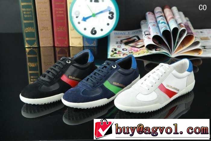 売れ筋！ dolce&gabbana ドルチェ＆ガッバーナ 2014春夏 スニーカー 3色可選