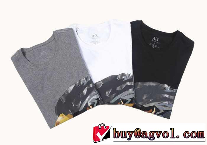 抜群の雰囲気が作れる!2014春夏新作 armani アルマーニ 半袖tシャツ
