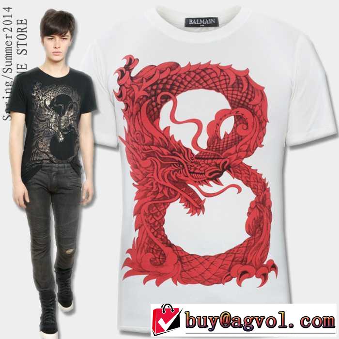 吸汗速乾2014春夏新作 balmain バルマン 半袖tシャツ