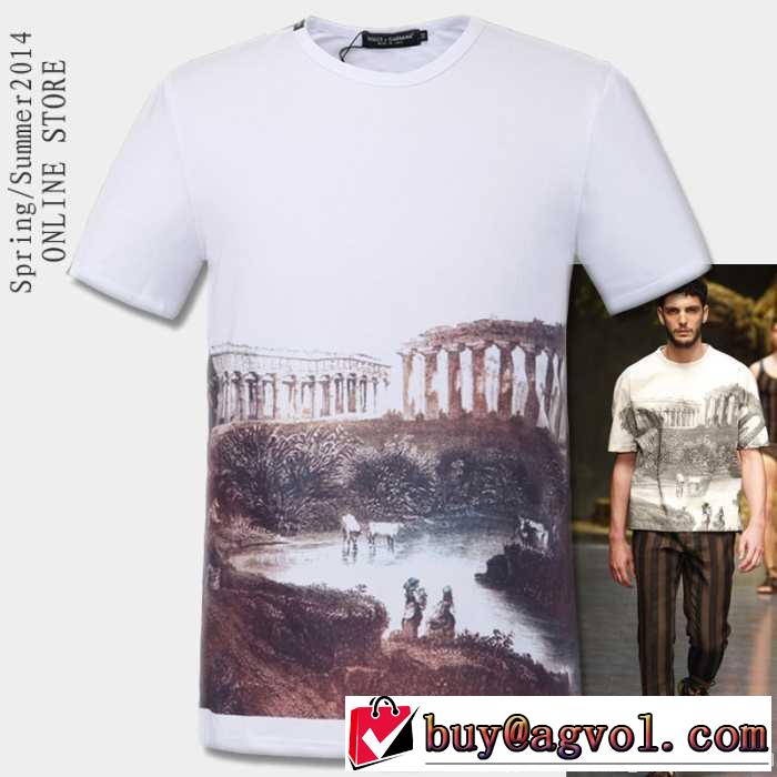 格安！2014春夏新作 dolce&gabbana ドルチェ＆ガッバーナ 半袖tシャツ