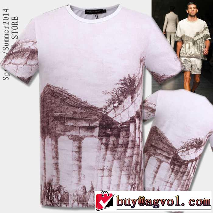 めちゃくちゃお得 2014春夏新作 dolce&gabbana ドルチェ＆ガッバーナ 半袖tシャツ