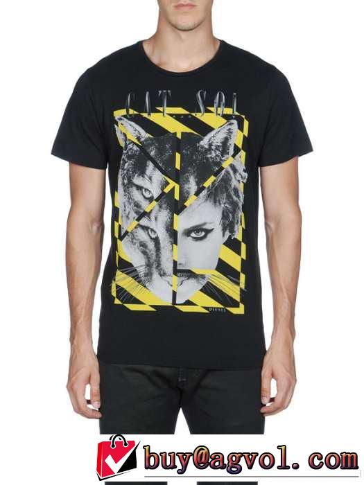 2014春夏 個性派 diesel ディーゼル 半袖 tシャツ 2色可選