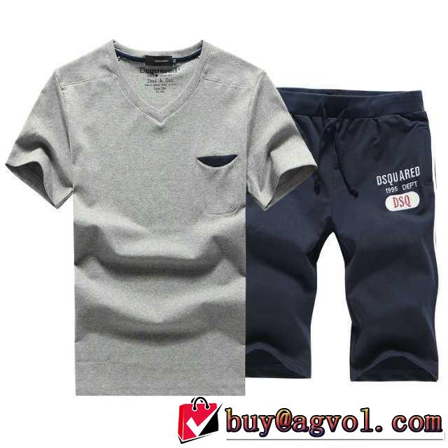 ディースクエアード2014春夏 大人気☆new!! 半袖 tシャツ セットアップ上下