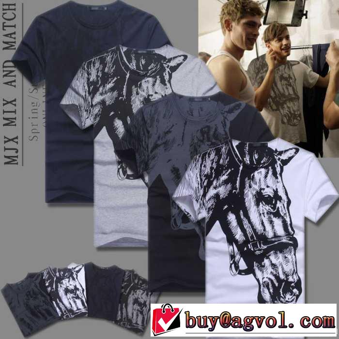 上質 大人気 2014春夏 エルメス 半袖 Tシャツ