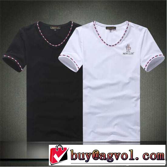 2014春夏 高級感溢れるデザイン moncler モンクレール 半袖 tシャツ 2色可選