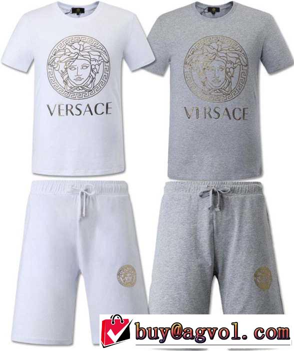 2014春夏 ヴェルサーチ 超人気美品◆半袖 Tシャツ セットアップ上下