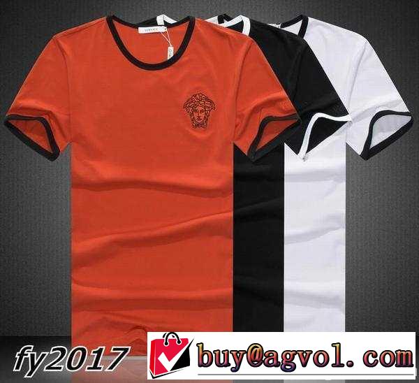 安心★追跡付 2014春夏 ヴェルサーチ 半袖 Tシャツ★3色可選