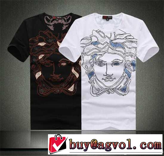 2014春夏 sale開催 versace ヴェルサーチ 半袖tシャツ 2色可選