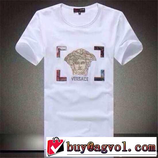 2014春夏 高級感演出 versace ヴェルサーチ 半袖tシャツ 2色可選