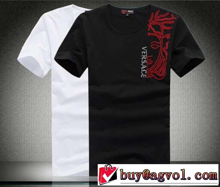 2014春夏 人気商品 versace ヴェルサーチ 半袖 tシャツ 2色可選