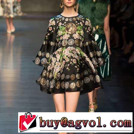 上質 2014春夏 dolce & gabbana ドルチェ＆ガッバーナシ ワンピース 