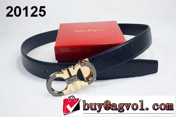 ★安心★追跡付 2014 ferragamo サルヴァトーレフェラガモ ベルト 本革(牛皮)