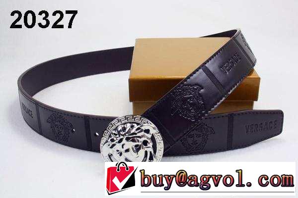 2014 大特価 versace ヴェルサーチ ベルト 本革(牛皮)