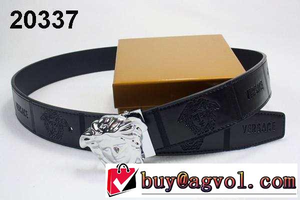 2014 超人気美品◆ versace ヴェルサーチ ベルト 本革(牛皮)