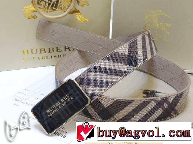 2014 存在感◎ burberry バーバリー 本革 ベルト最高ランク