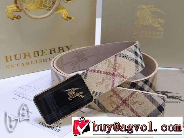 2014 抜群の雰囲気が作れる! burberry バーバリー 本革 ベルト最高ランク